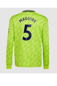 Manchester United Harry Maguire #5 Voetbaltruitje 3e tenue 2022-23 Lange Mouw